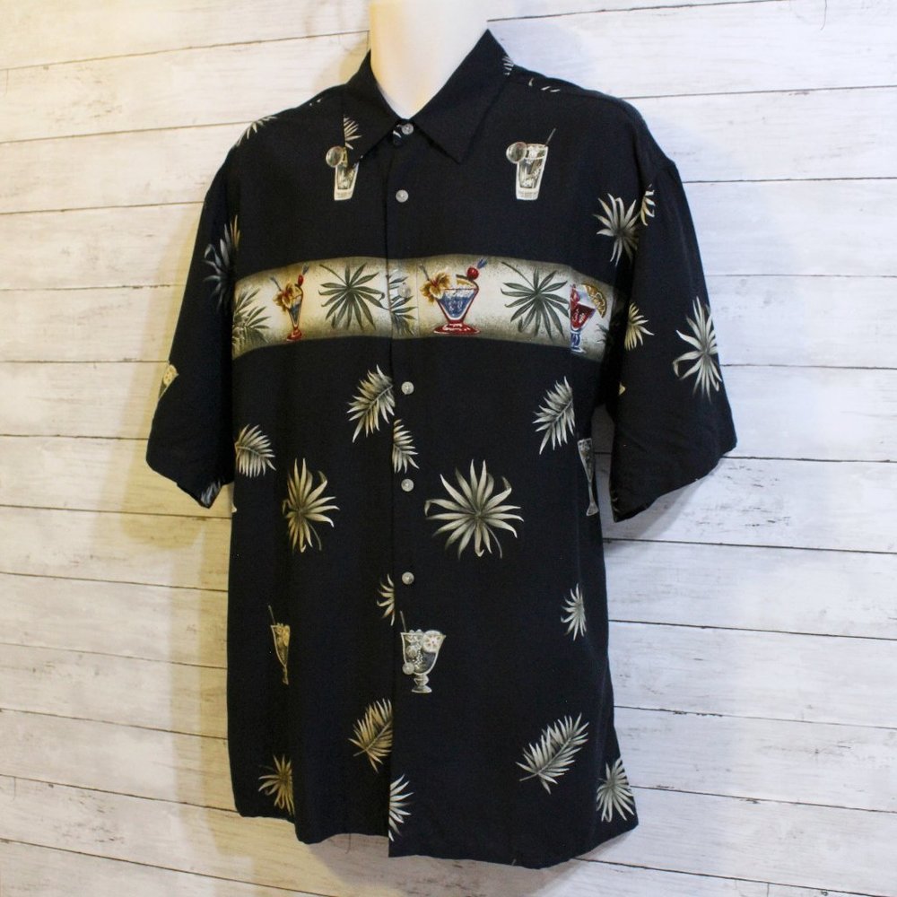 Campia Moda Men's Vintage Hawaiian Shirt Size L